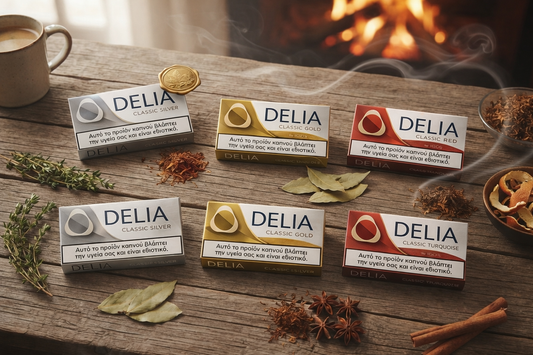 DELIA Heated Tobacco Sticks Review: Classic Red, Gold, Silver & Green Explained