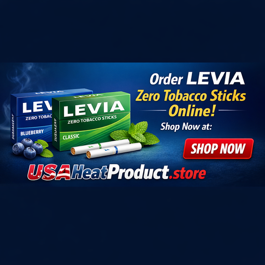 Order LEVIA Zero Tobacco Sticks Online | USAHeatProduct.store