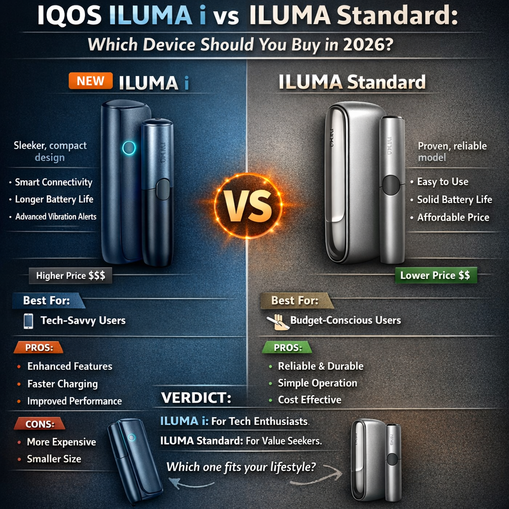 IQOS ILUMA i vs ILUMA Standard: Which Device Should You Buy in 2026?