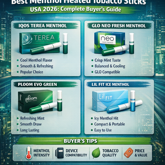 Best Menthol Heated Tobacco Sticks USA 2026: Complete Buyer's Guide