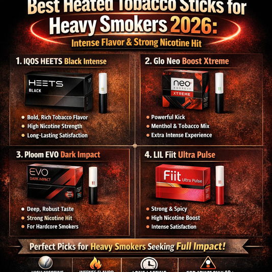 Best Heated Tobacco Sticks for Heavy Smokers 2026: Full-Intensity Guide