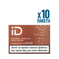 Package of iD Bronze Tobacco Full Filter cigarettes with text on a white background