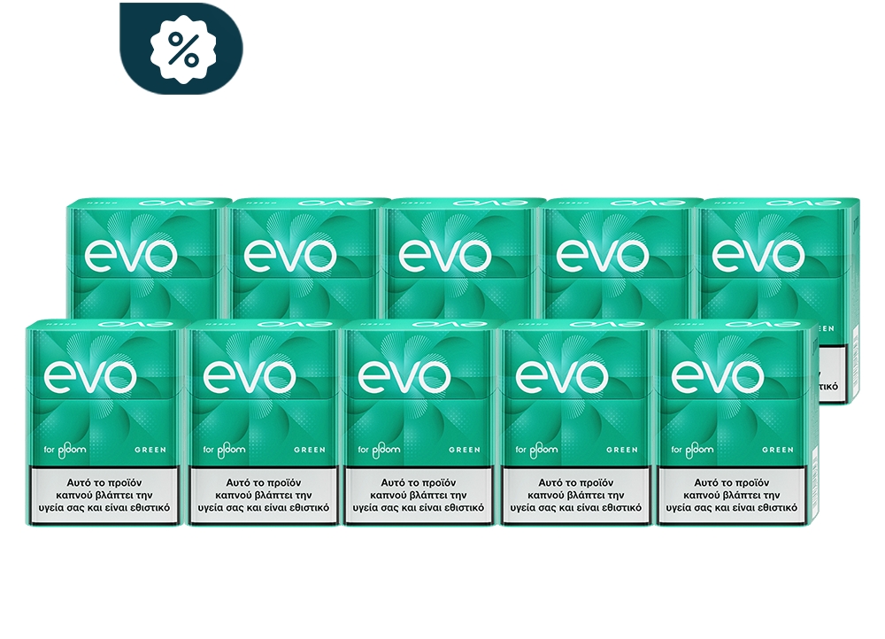 EVO Sticks Green - 10 packs