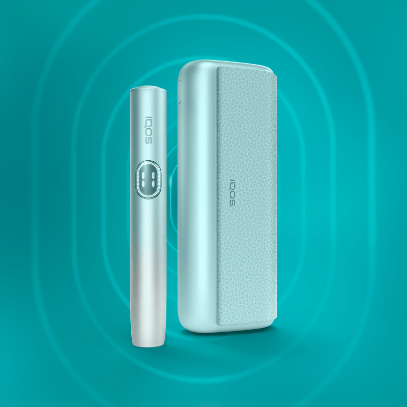IQOS ILUMA i PRIME Kit – Breeze Blue | Touch Screen & FlexPuff Technology