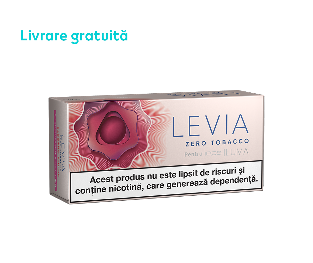 New 2024 IQOS LEVIA Non Tobacco Electro Rouge