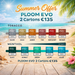 Promotional graphic for Ploom EVO with beach background and summer offer text.