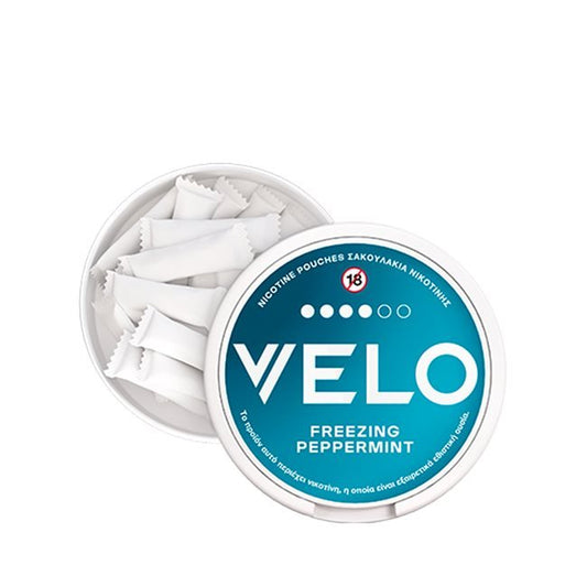 Freezing Peppermint - VELO Slim Nicotine Sachets 10.9mg (20pcs) - usaheatproduct.store