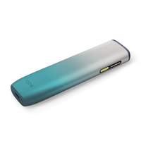 Gradient blue to gray device on a white background