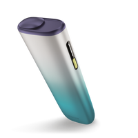 Gradient-colored electronic device on a white background