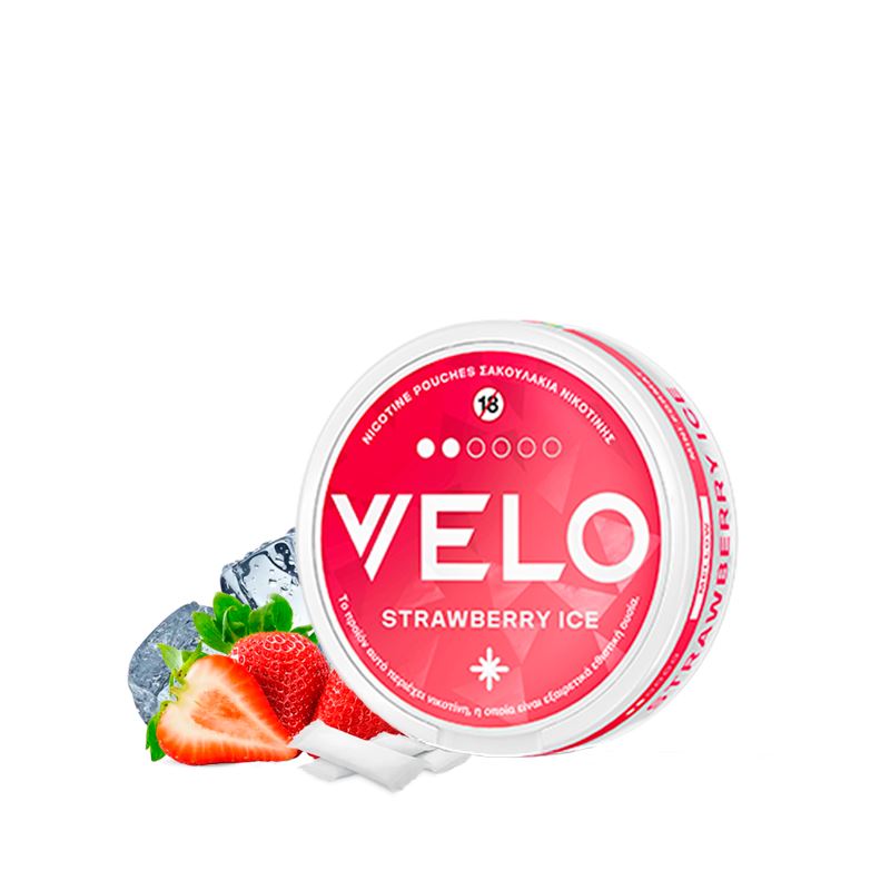 Strawberry Ice - VELO Mini Nicotine Sachets 6mg (15pcs)
